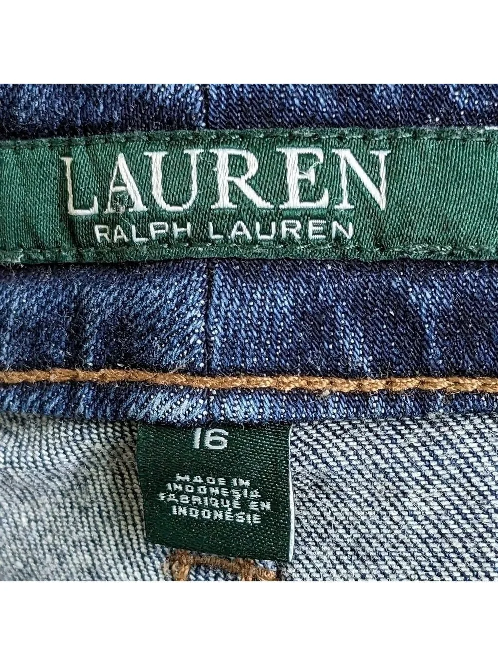 Lauren Ralph Lauren Straight leg dark wash jeans Size 16 EUC Staple